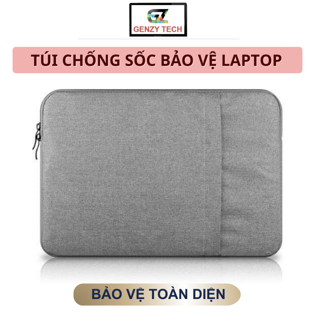 Túi Đựng Laptop, Túi Chống Sốc Laptop, Macbook Bảo Vệ Laptop 2 ngăn 14inch - 15inch - 16inch