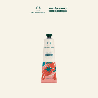 Kem Dưỡng Tay Hương Dâu Strawberry Hand Cream 30ml The Body Shop