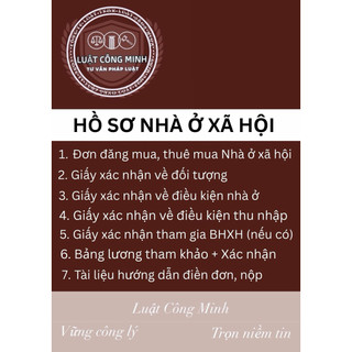 [FreeShip + Sale] HỒ SƠ ĐĂNG KÝ MUA NHÀ Ở XÃ HỘI MỚI NHẤT 2026 + Hướng dẫn kê khai, điền, nộp hồ sơ