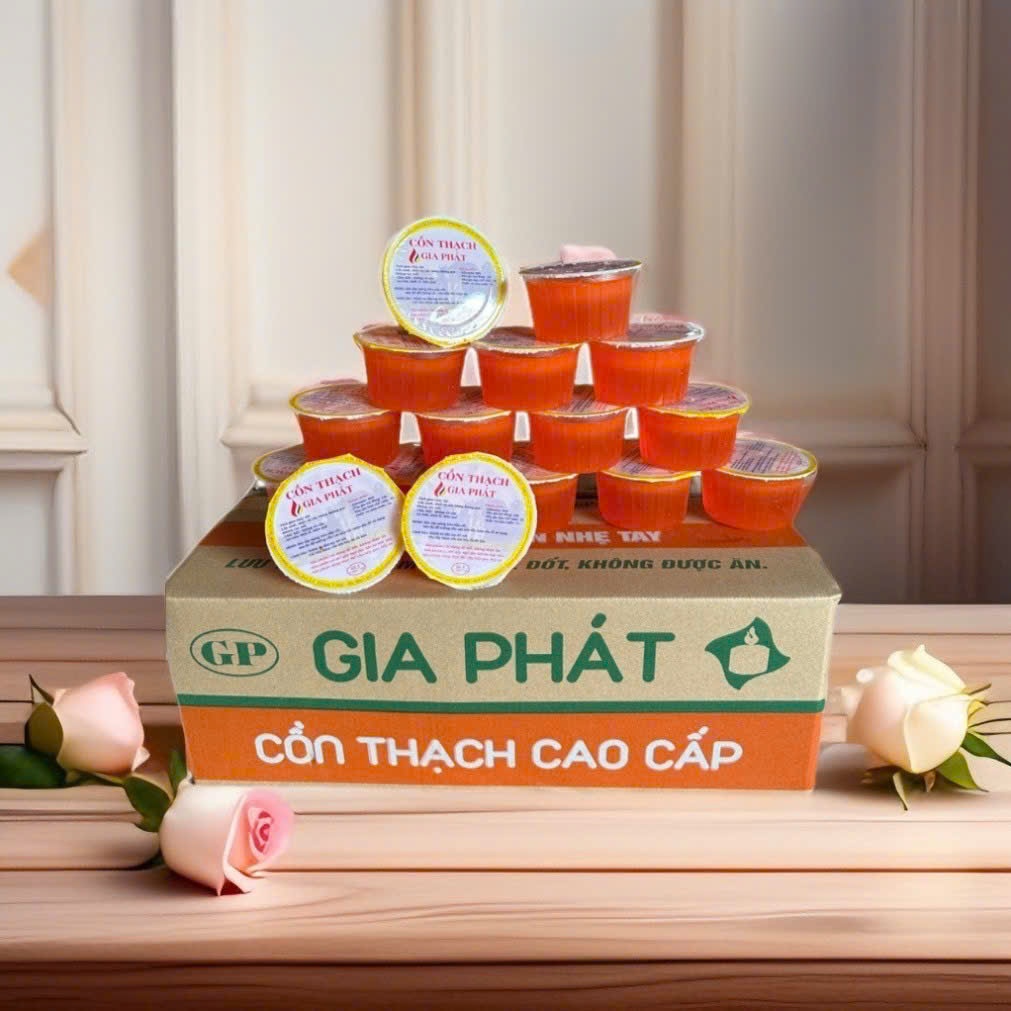 RẺ VÔ ĐỊCH 50 HỘP CỒN THẠCH CAO CẤP ,CỒN THẠCH KHÔNG KHÓI -CHÁY LÂU-TIẾT KIỆM.