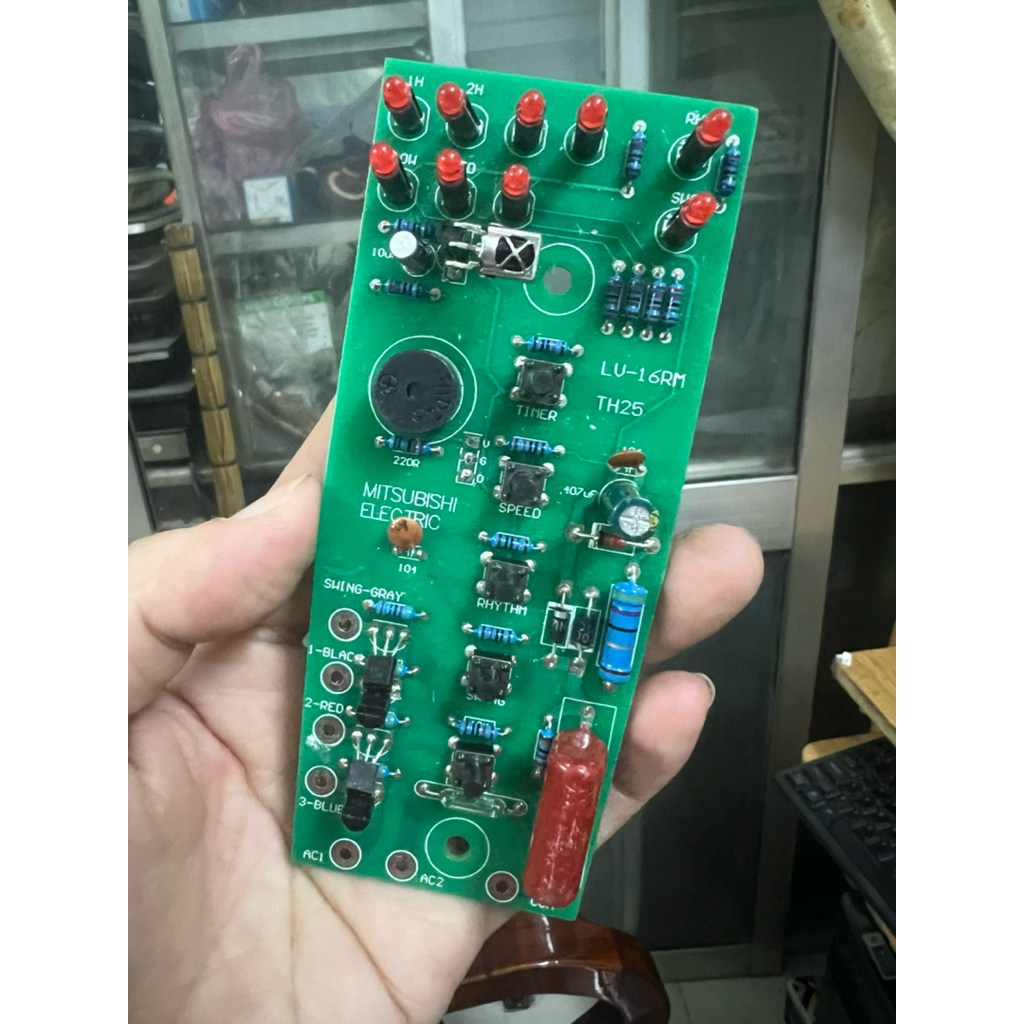 Bo Mạch quạt Mitsubishi LV16-RJ-RK-RM-RP-RS-RT Bo 2 lớp tụ cắm siêu bền