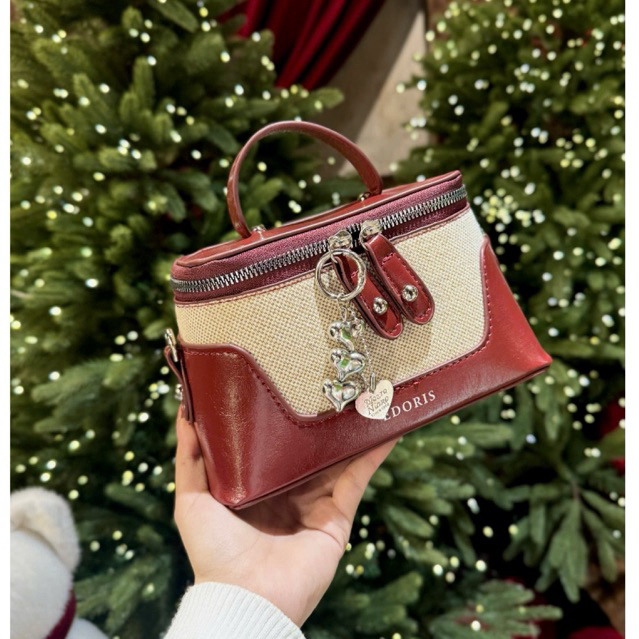 Túi cốp ngang xách tay EDORIS (kèm móc tym) sang chảnh đi chơi,đi tiệc.