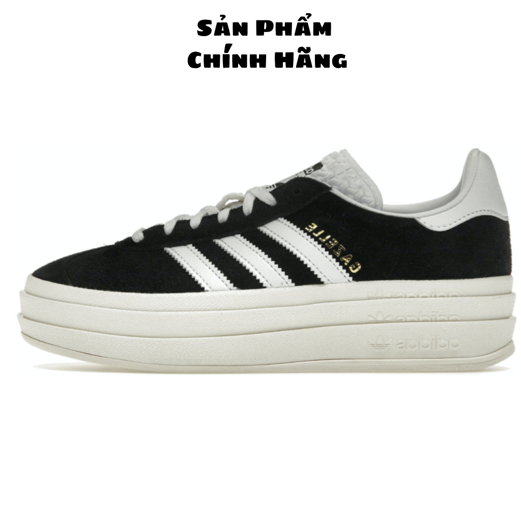 [ CHÍNH HÃNG ] Giày Adidas Wmns Gazelle Bold ‘Black White’ HQ6912