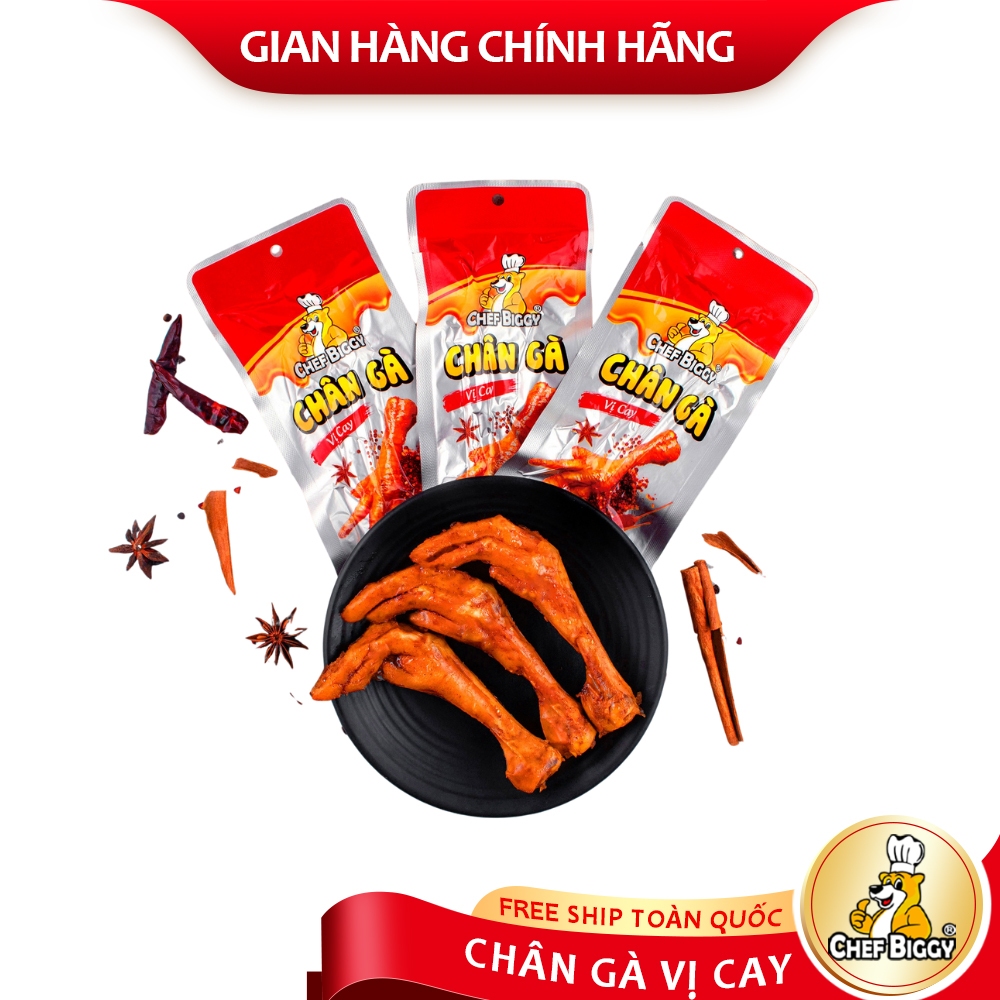 [ĐỘC QUYỀN] Chân Gà 42G - CHEF BIGGY siêu ngon chính hãng - Hàng Việt Nam, có chứng nhận VS ATTP