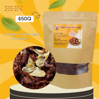  Heo Khô Cháy Tỏi 450g Thơm Ngon Đậm Đà Mix Khô Gà Giòn Tan Cay Nhẹ - Bò Khô Dương Hải Nam 