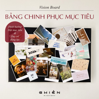  Bảng chinh phục 2026 "Vision Board"- Định Hướng Tương Lai & Khơi Dậy Năng Lượng I Ghiền Mystery 