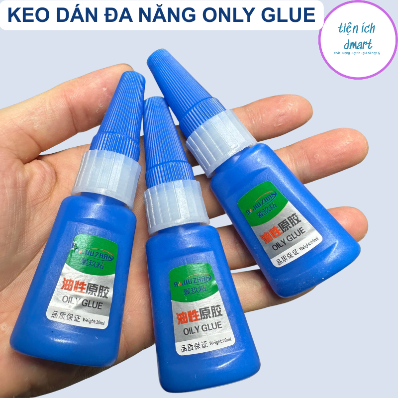 keo 401 Oily Glue 20ml keo dán đa năng siêu bám dính dùng cho mọi bề mặt tiện lợi 6913
