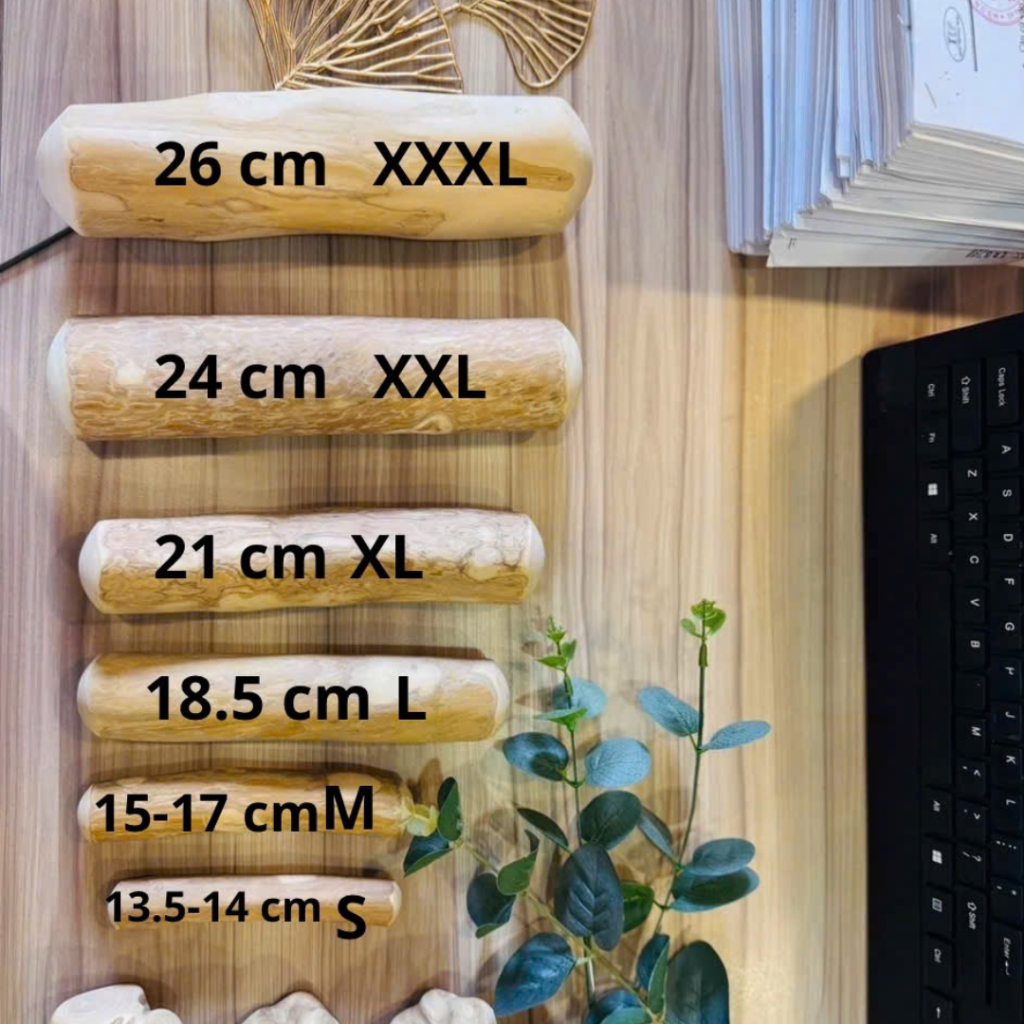 Xương Gặm Cho Chó Bằng Gỗ Cà Phê Tự Nhiên  - Giảm Stress, Sạch Răng, An Toàn 100%, Đủ Size