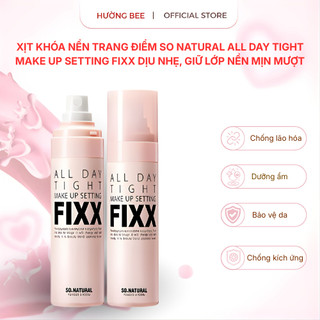   Link cũ bán 5k chai Xịt Khóa Nền Trang Điểm So Natural All Day Tight Make Up Setting Fixx Dịu Nhẹ Giữ Lớp Nền Mịn Mượt 