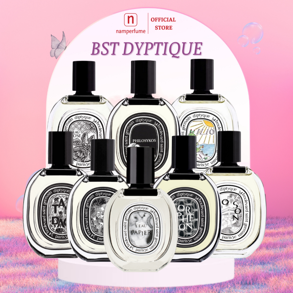 Nước Hoa Unisex Diptyque Fleur De Peau, L’eau Papier, Orpheon, Do son, Tam Dao,.., NAM PERFUME, Nước