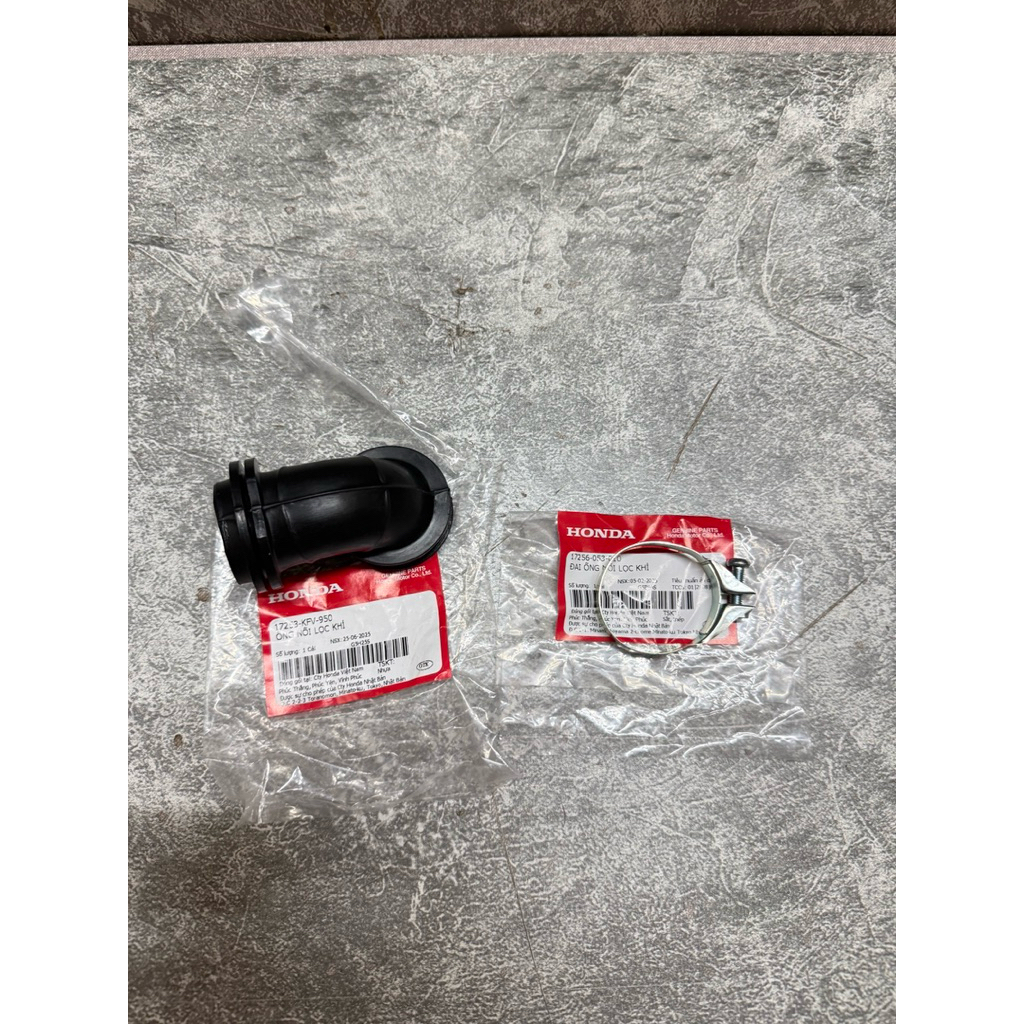 Co gió pô e+ đai siết Wave Alpha nhỏ, Super Dream chính hãng Honda Việt Nam