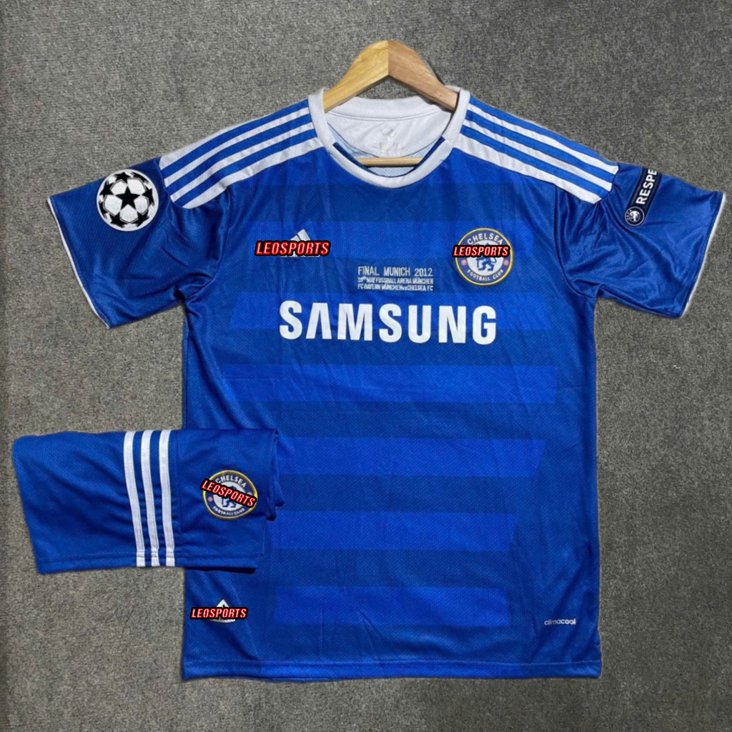 Bộ Quần Áo Bóng Đá/ Đá Banh CLB Chelsea Retro 11/12 ( In Sẵn ) - Hàng Thailand Cao Cấp