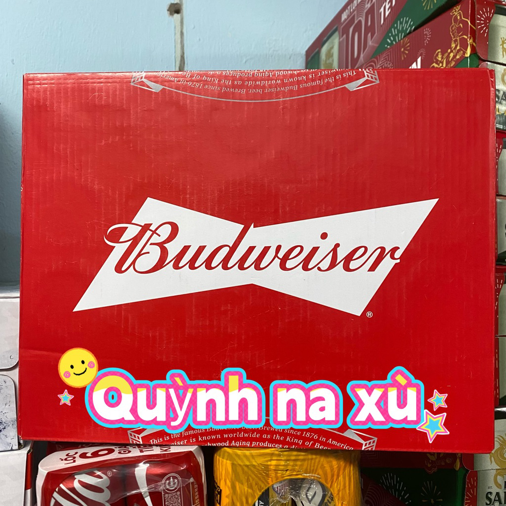 (Giao hoả tốc) BUDWEISER 20LON 330ml