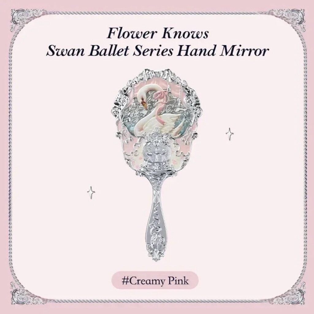 gương flower knows , hoa biếc swan hồng