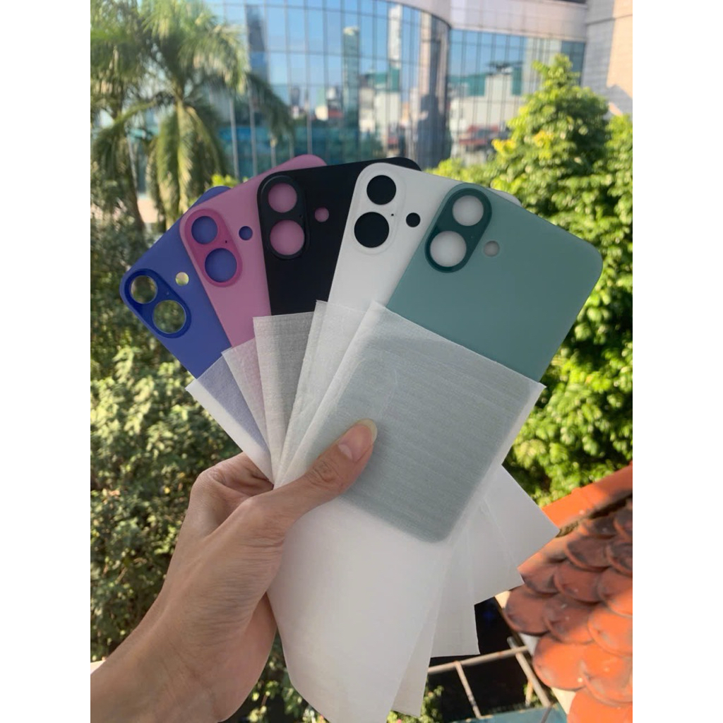 (Tặng keo) Kính lưng vỏ độ X/Xs/Xr/11/Xsm độ 16 16plus đủ màu