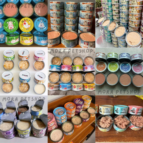 Combo 10 lon pate mix các loại cho chó mèo, pate neeka, fuye, sc, newya cho chó mèo giàu dinh dưỡng