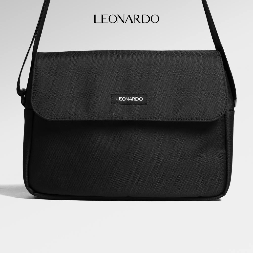  Túi đeo chéo nam Leonardo vải Oxford chống thấm đựng iPad dùng hằng ngày - Túi Messenger Ipad Oxford 
