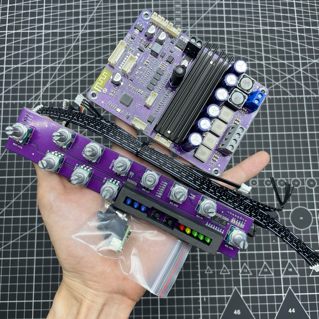 Mạch Kara KA200 Sơn Quân Audio vừa hát vừa nghe nhạc, đầy đủ control, giấy HDSD, có DSP vọc vạch