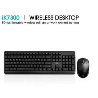 Combo bộ phím chuột không dây Bosston WS800/ FD IK7300 (TẶNG KÈM PIN)