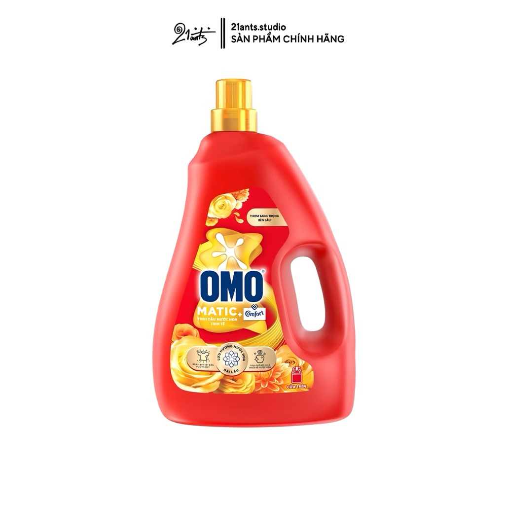 NƯỚC GIẶT OMO MATIC + COMFORT TINH DẦU NƯỚC HOA TINH TẾ CHAI 2.6kg || OMO CHAI || OMO 2.6kg || OMO C