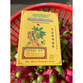 [[BAO BÌ MỚI]] Gội đen nhân sâm Hàn quốc,Gallong Cherry 30ml(1 gói)