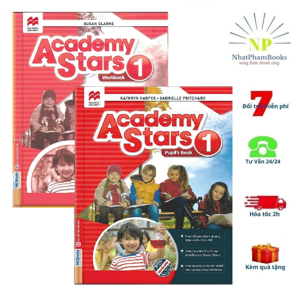 Sách - Academy Stars 1 - Trọn Bộ 2 cuốn