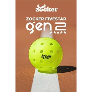 (Hàng chính hãng) Bóng thi đấu Zocker Fivestar Gen 2 - quả bóng bền nhất Việt Nam, đạt chuẩn USAPA