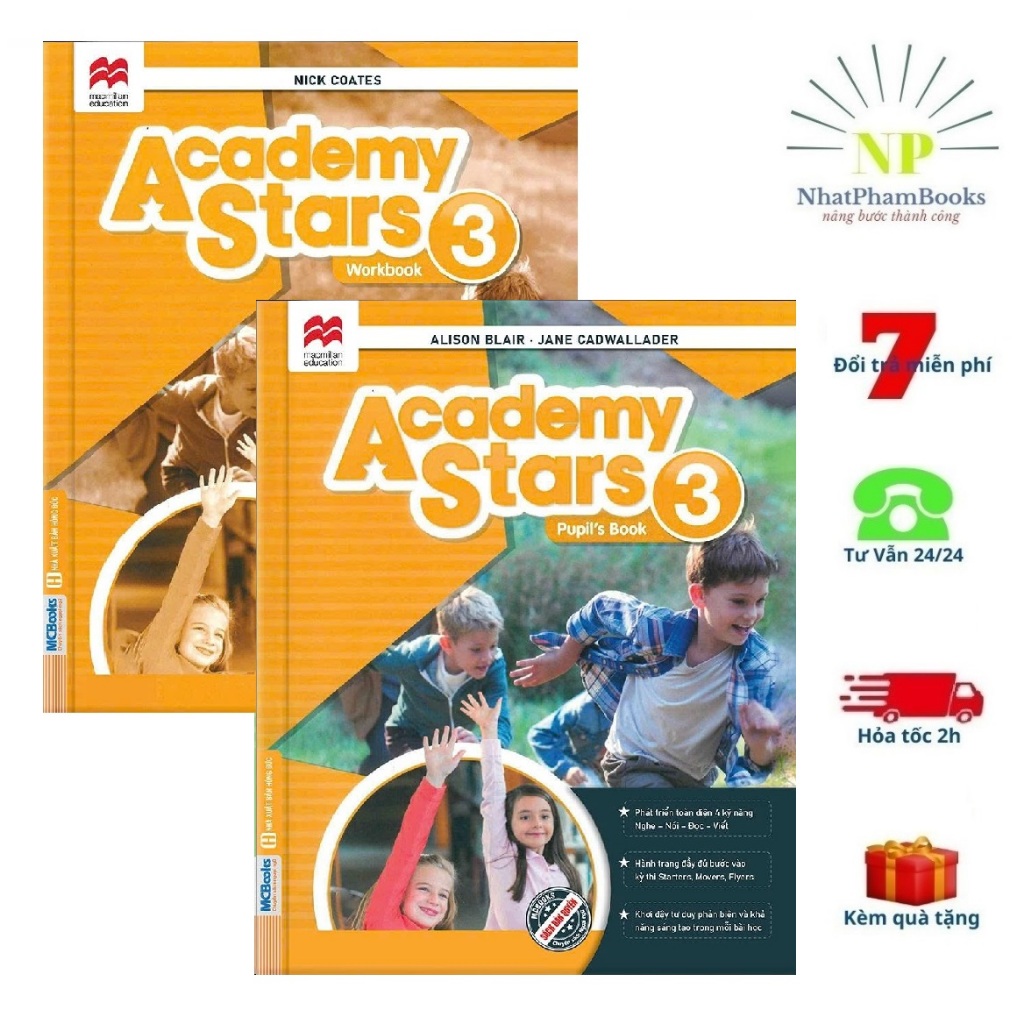 Sách - Academy Stars 3 - Trọn Bộ 2 cuốn