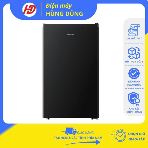 [SHIP HỎA TỐC HCM] Tủ lạnh mini Hisense HR09DB 94 lít- Hàng chính hãng, bảo hành 24 tháng