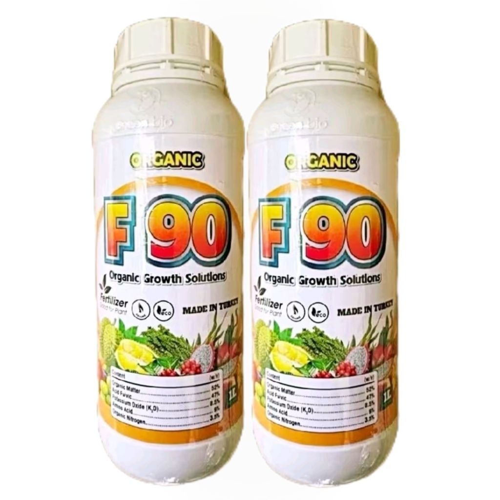 Combo 2 chai F90 Phân bón Organic F90 ( chính hãng)Phân bón hữu cơ vi sinh (chai 1 lít) siêu kích rễ