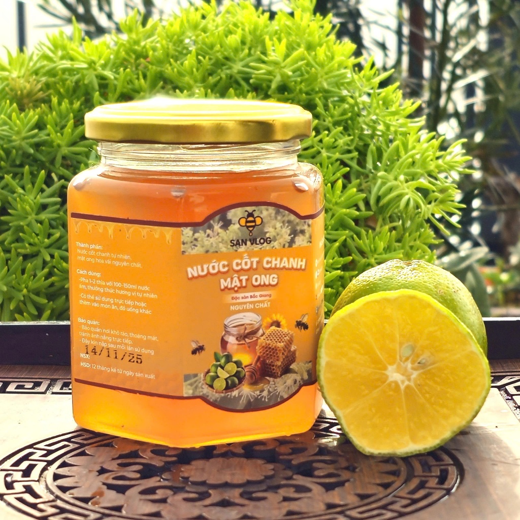 Mật Ong Chanh Nguyên Chất - Hũ 380ml