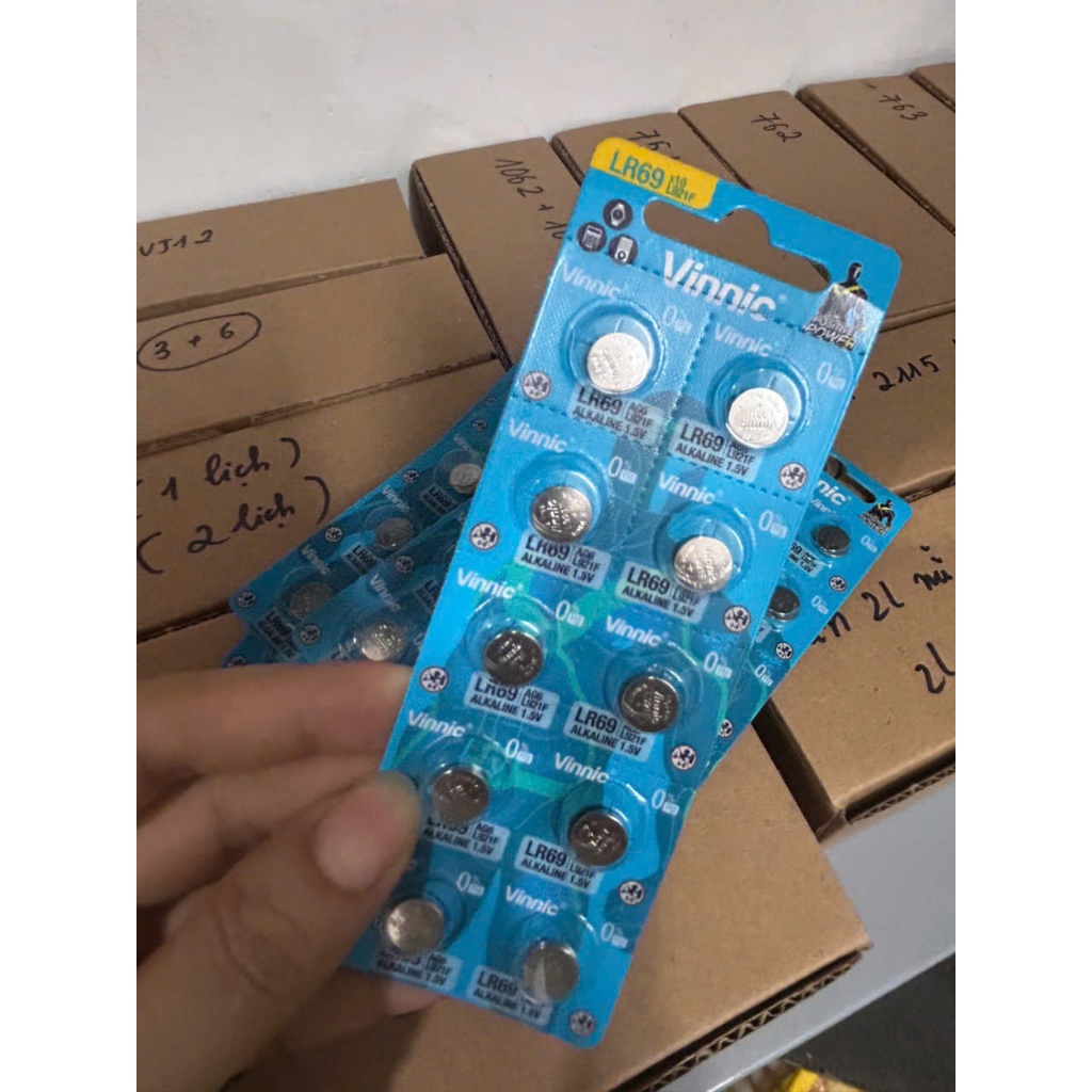 [HỎA TỐC HCM] Vỉ  10 Viên Pin đồng hồ đeo tay , pin cúc áo  Alkaline Battery loại nhỏ 1.5V AG6 LR920