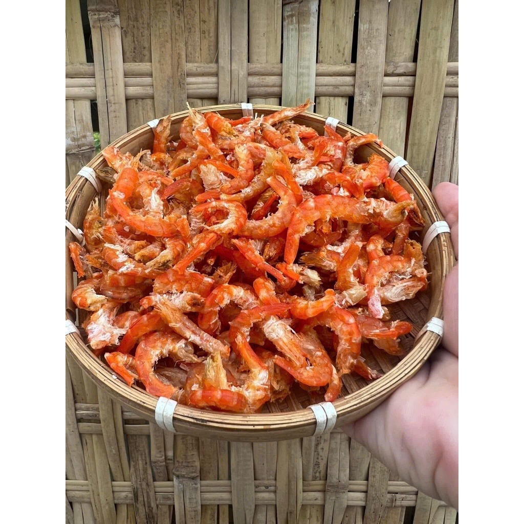 Tôm Khô thiên nhiên Cà Mau- Được Làm Từ Tôm Đất Tươi Sạch Đặc Sản Cà Mau