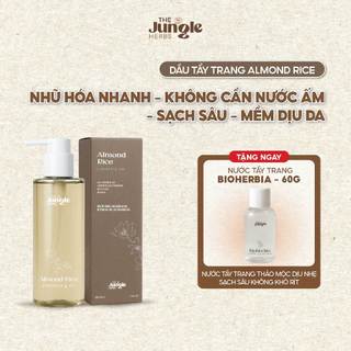 Dầu tẩy trang sạch sâu nhũ hóa nhanh Almond Rice Cleansing Oil - The Jungle Herbs - 115G 