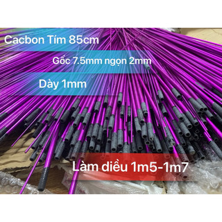Cacbon làm diều mini, Bo Bo Thái dài 80cm, 85cm, 95cm, 110cm - nhiều màu sắc lựa chọn