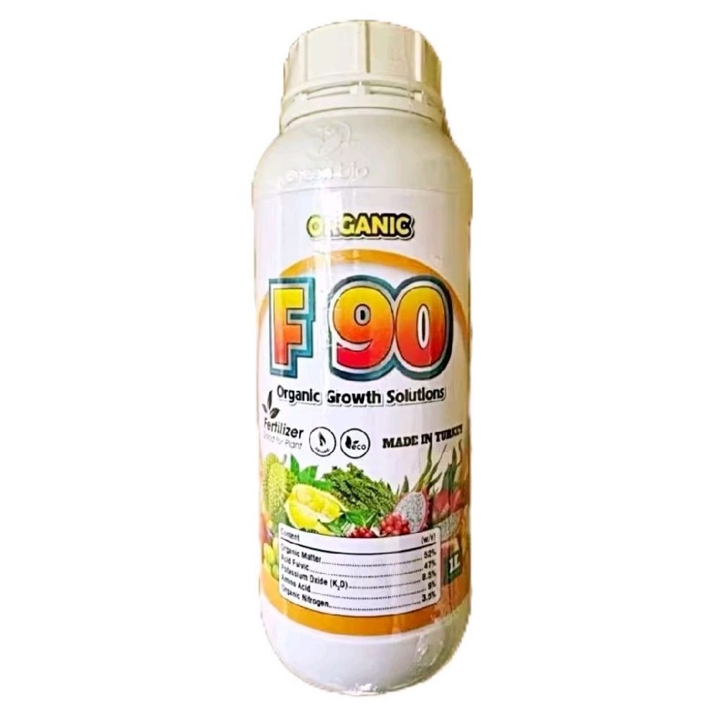 F90 Phân bón Organic F90 ( chính hãng)Phân bón hữu cơ vi sinh (1 lít) nhập khẩu Thổ Nhĩ Kỳ,siêu kích