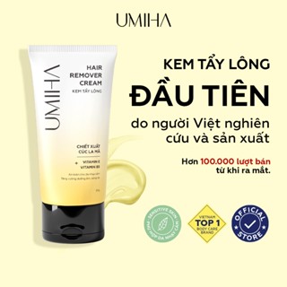  Kem tẩy lông Cúc La Mã UMIHA dành cho da nhạy cảm  65g  - Tẩy lông chân tay tẩy lông nách tẩy lông vùng kín bikini 