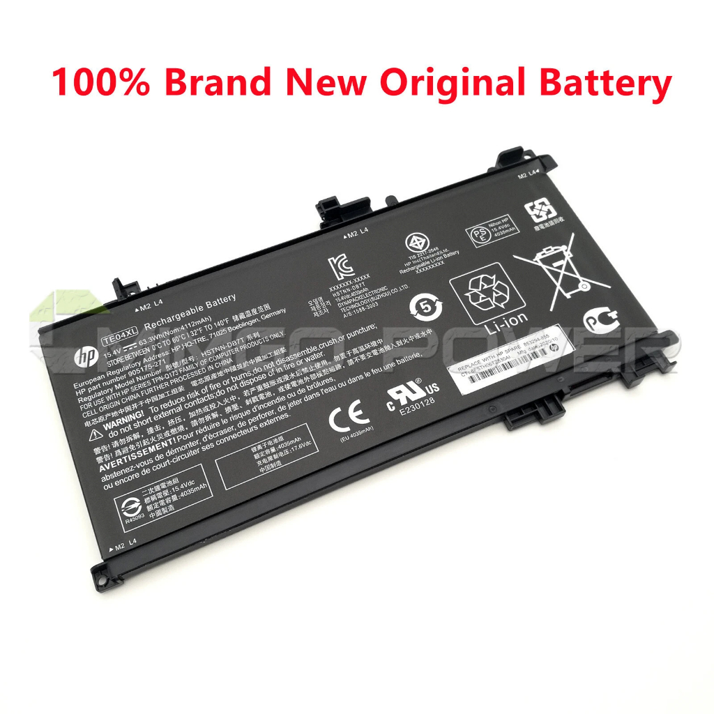 ⚡PIN [ZIN] H..P Omen 15-AX200 15-AX200NA 15-AX200NX 15-AX201NC 15-AX24 TE04XL New Battery