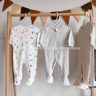  Body sleep Cotton Khoá Kéo 2 Chiều Full tất hãng Gagou thương hiệu Đức xuất dư Cho bé trai bé gái 3-24M chất 100% cotton 