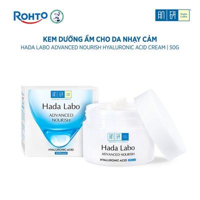 Kem dưỡng ẩm, làm dịu da tức thì Hada Labo Advanced Nourish Cream 50g
