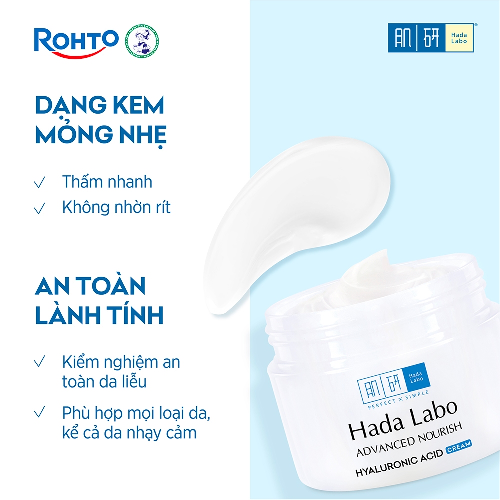 Kem dưỡng ẩm, làm dịu da tức thì Hada Labo Advanced Nourish Cream 50g | BigBuy360 - bigbuy360.vn