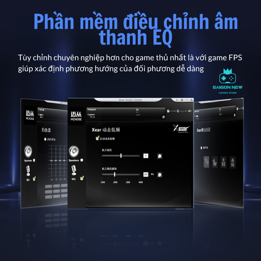 Tai nghe chụp tai Mchose V9 pro - Kết nối không dây Bluetooth - Hỗ trợ app tùy chỉnh - Tai nghe gaming có mic đàm thoại | BigBuy360 - bigbuy360.vn