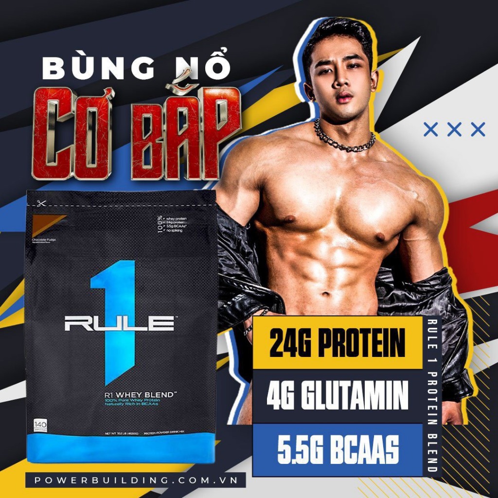 Sữa tăng cơ Rule 1 - Rule 1 Blend (10lbs) Túi Lớn