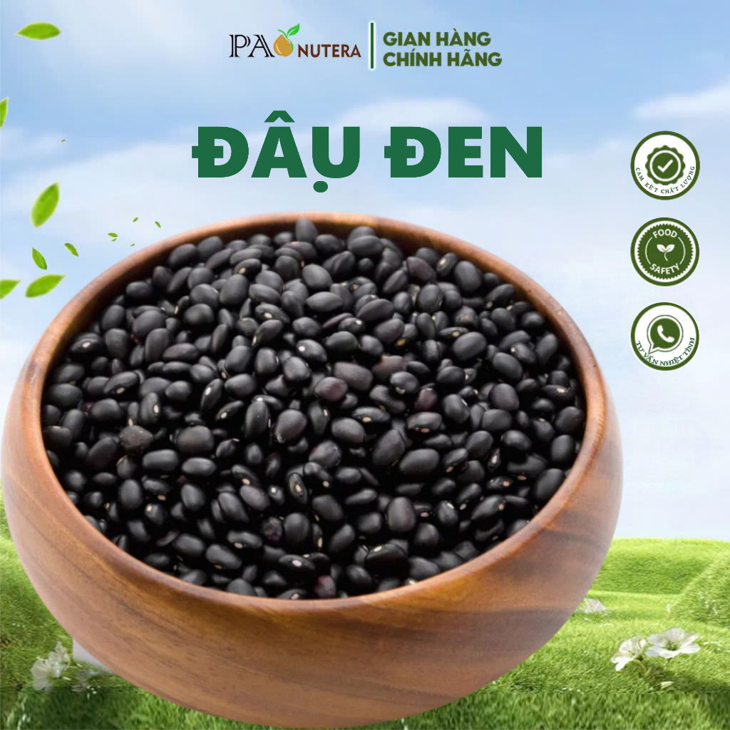 Đậu Đen – PA Nutera | Hạt to, tròn, mẩy, giàu protein & chất xơ | Nấu chè, hầm, detox, eat clean