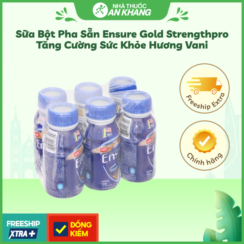 THỰC PHẨM DINH DƯỠNG Y HỌC ENSURE GOLD HỘP 237ML LỐC 6