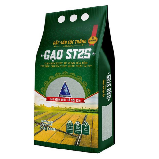 Gạo ST25 Giống Cây Trồng TW túi 3kg