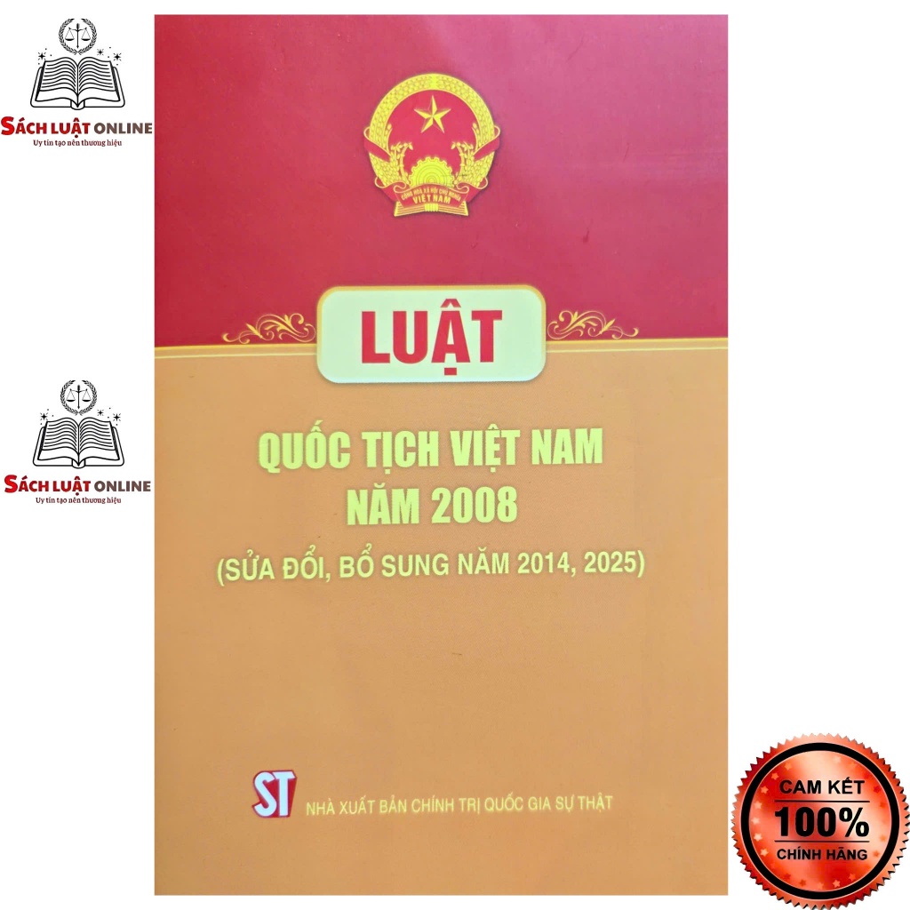 Sách - Luật quốc tịch Việt Nam (NXB Chính trị quốc gia sự thật)