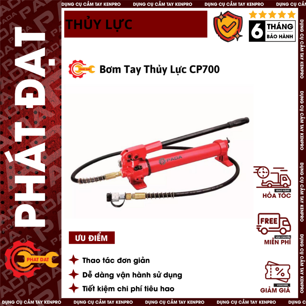 Bơm tay thủy lực CP700 -Tay bơm thủy lực