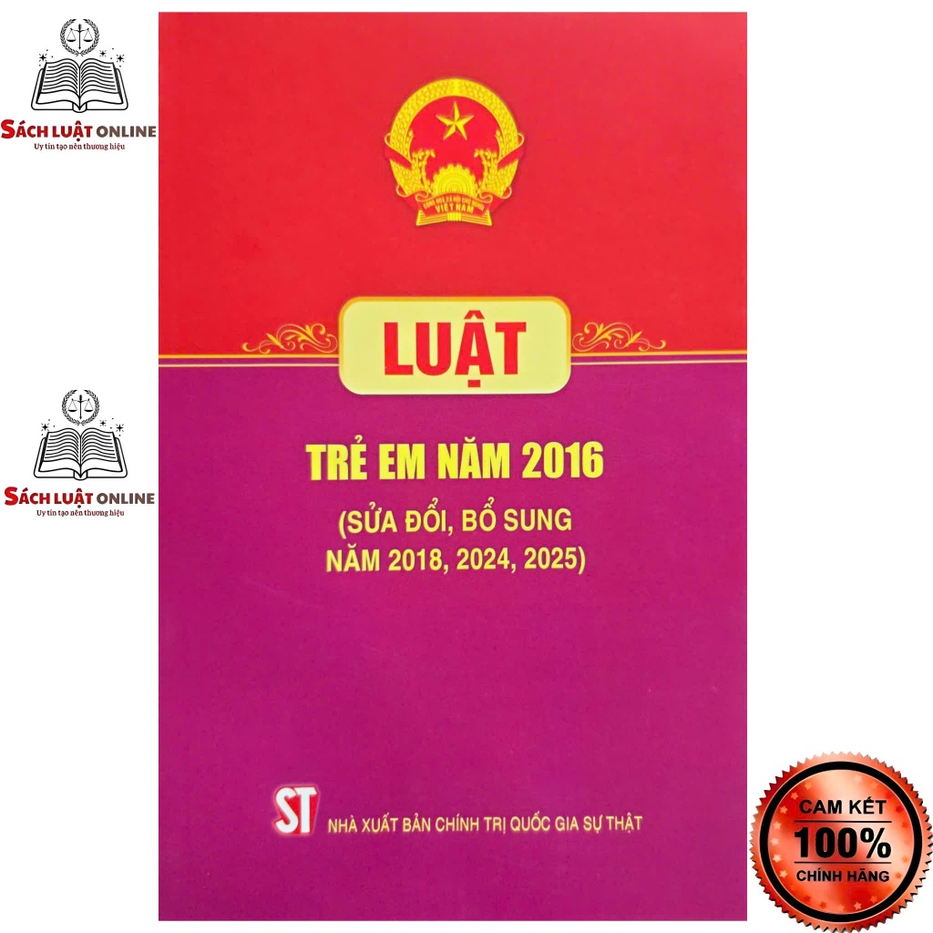 Sách - Luật trẻ em (sđ,bs năm 2025) NXB Chính trị quốc gia Sự thật