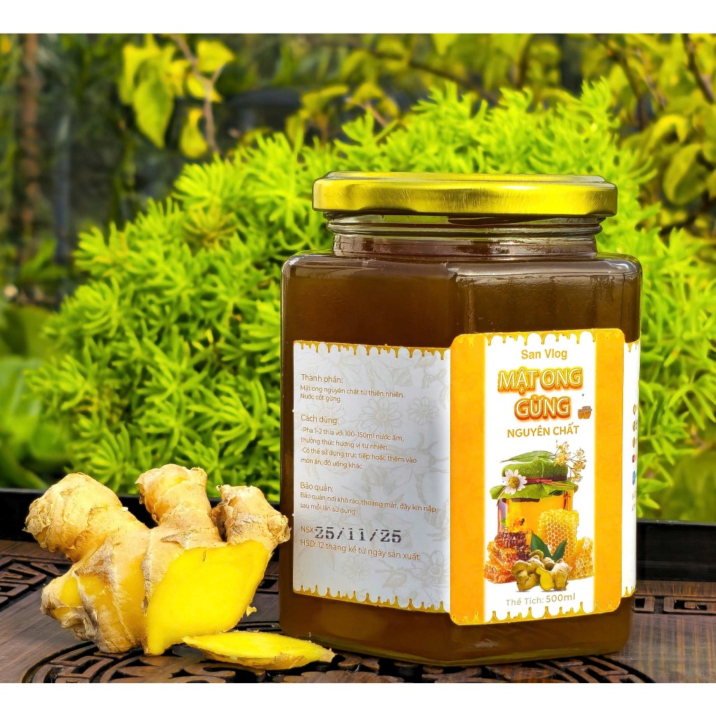 Mật Ong Gừng Hũ 500ml